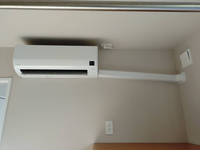 エアコン工事完了です。