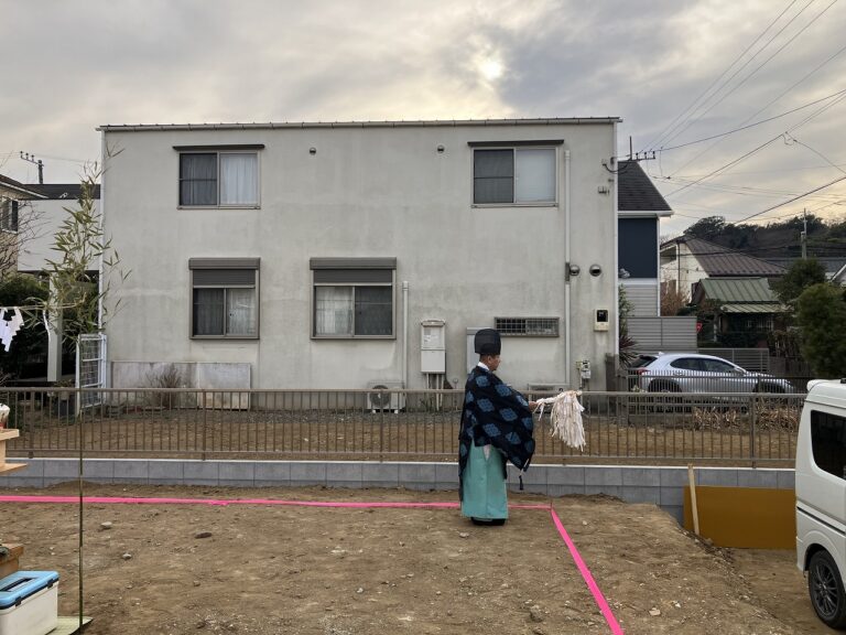 地鎮祭を行いました。