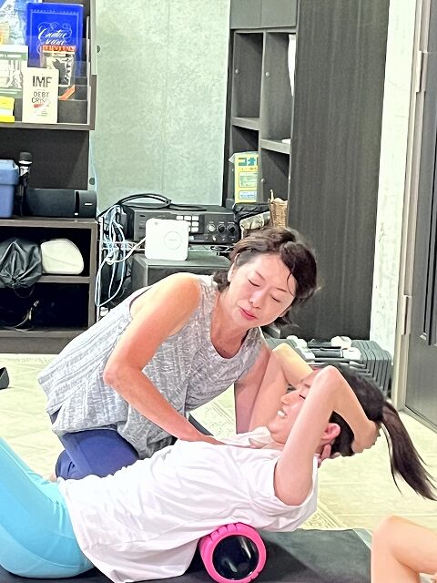 背中ほぐし
