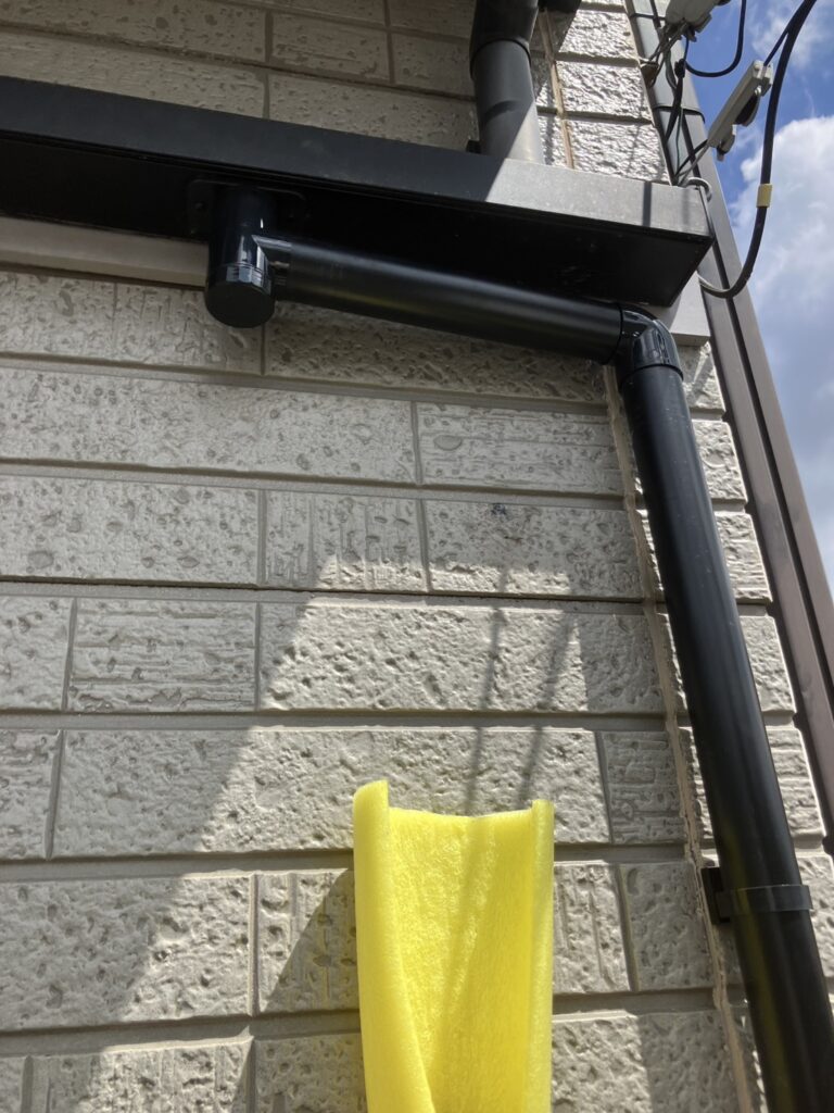 バルコニー樋補修