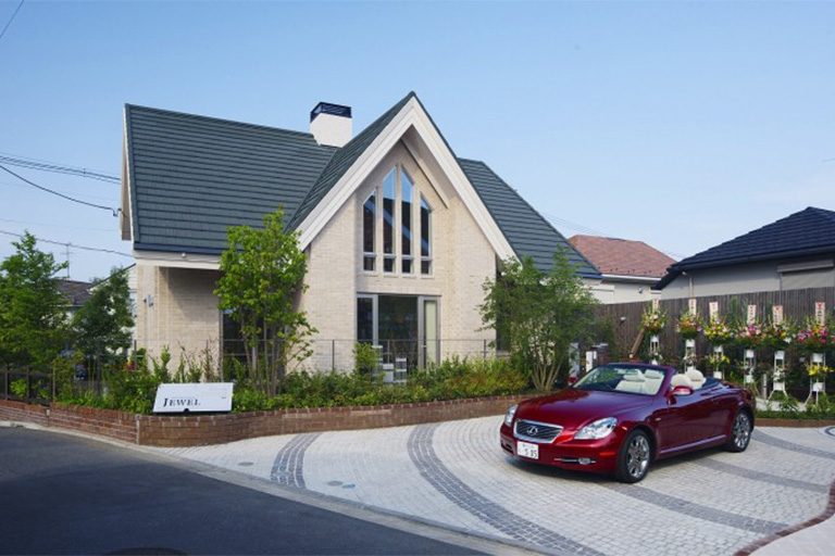 白いレンガの家 ジュエル 川崎市でレンガの家なら 近代ホーム