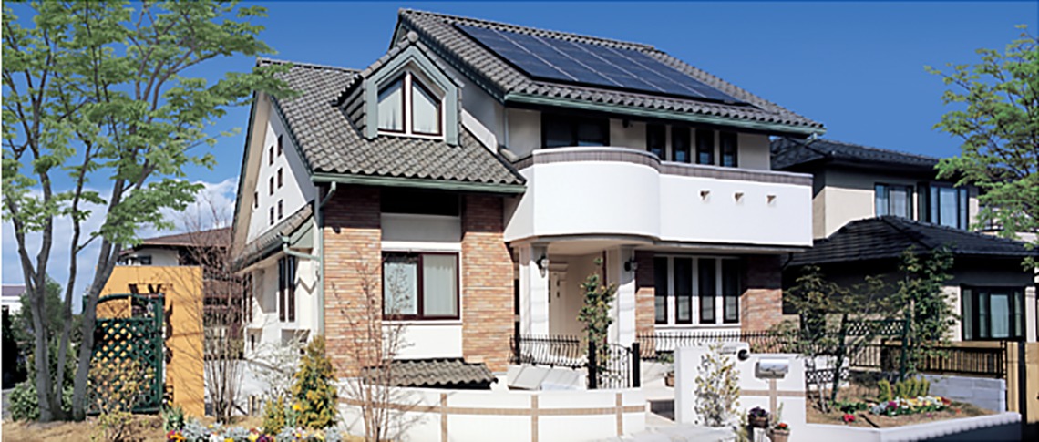 神奈川県横浜市の太陽光発電住宅