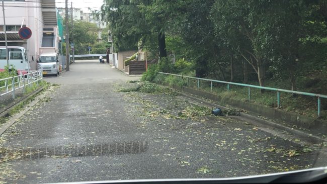 横浜台風上陸②