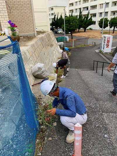 集まっての環境整備